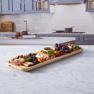 Farberware Build-a-Board Bamboo Platter, 17.5x56cm, Card Insert