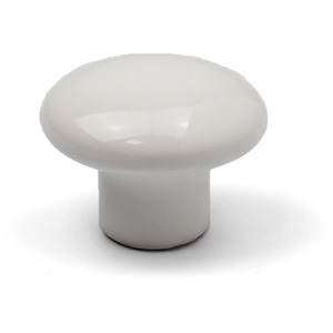 White Ceramic Cabinet Knob
