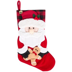Santa or Snowman Novelty Stocking