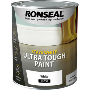 Ronseal Stays White Ultra Tough Paint Gloss