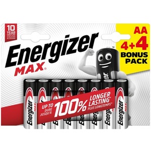 Energizer Max Alkaline Batteries Bonus Pack