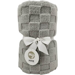 Checkerboard Sherpa Throw