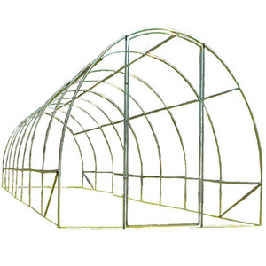 Pro Plus Poly Tunnel Green House Frame Only 8x3m