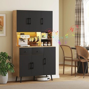 Kitchen Cupboard with LED Lights
