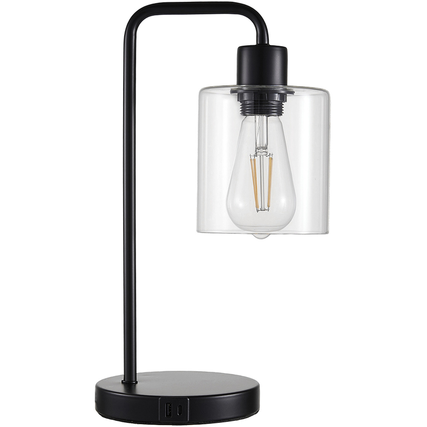 Image of Livingandhome 5W Table Lamp - Black