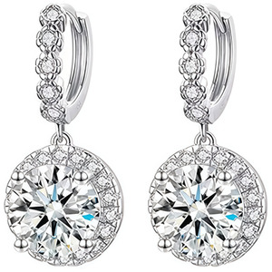 Fashionable Mozambique Elements Diamond Earrings