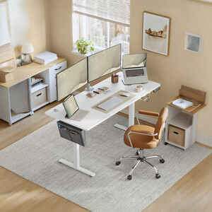 VASAGLE Electric Standing Desk with Particleboard Panels