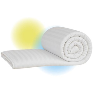7.5 Tog Summer Cool Microfibre Striped Duvet