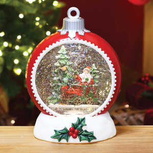 Glitter Spinning Bauble Scene