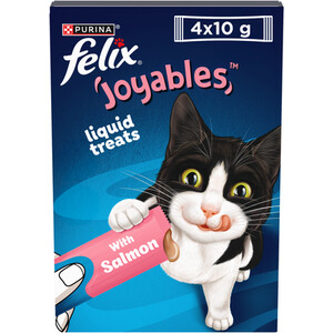 Pack of 4 Felix Joyables Liquid Cat Treats