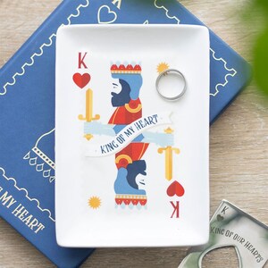 King Of My Heart Catch-All Dish For Essentials