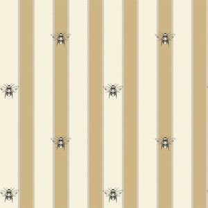 Bee Happy Wallpaper in Golden Honey