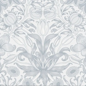 Pomegranate Grove Wallpaper in Soft Blue