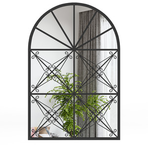 Arched Window Pane Mirror