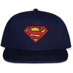 DC COMICS Superman Cross-stitch Emblem Snapback Baseball Cap