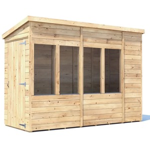 4x10ft Dunster House Wooden Potting Shed Pressure Treated