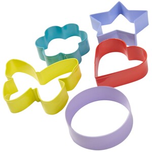 Set of 5 Stainless Steel Cookie Cutters