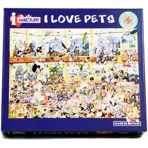 Mike Jupp I Love Pets 1000 Piece Jigsaw Puzzle