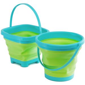 Foldable Beach Bucket for Kids Outdoor Play