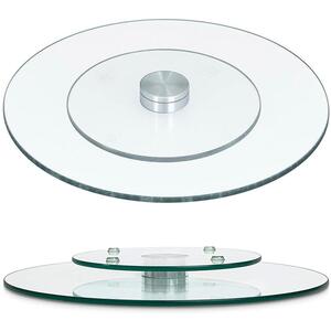 Rotating Glass Serving Tray Turntable