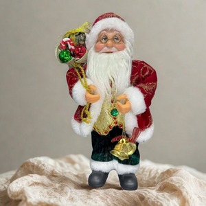 Santa Claus Figurine  Holiday Decoration for Home  Seasonal Decor