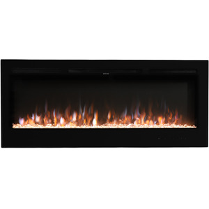 Lifeideas Recessed and Wall Mounted Electric Fireplace
