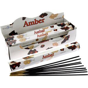 Amber Premium Stamford Hexagonal Incense Sticks