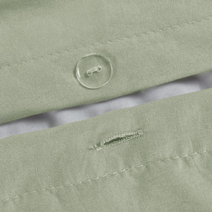 Sage / Single Soft Touch Plain Microfibre Duvet Cover and Pillowcase Set shot 11859794