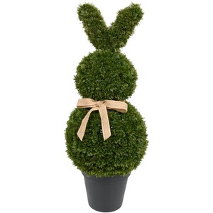 Topiary Bunny Artificial Potted Plant