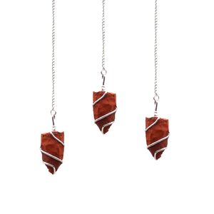 Raw Red Jasper Pendulum for Grounding Energy