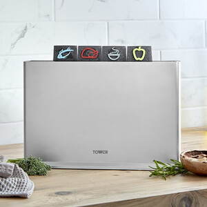 Tower 4pce Chopping Board Set