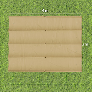 Outsunny 3.9 x 3.5 m Pergola Canopy Only for 4 x 3 m Pergola
