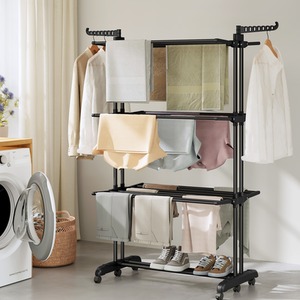 Large Clothes Airer, Foldable Clothes Drying Rack Horse