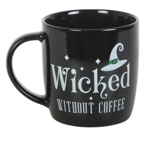 Wicked Without Coffee Mug Witch Hat Design, Microwave Dishwasher Safe