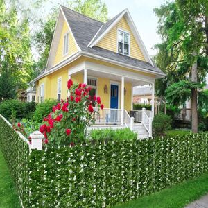 Decorative Artificial Ivy Leaf Green Hedge Roll
