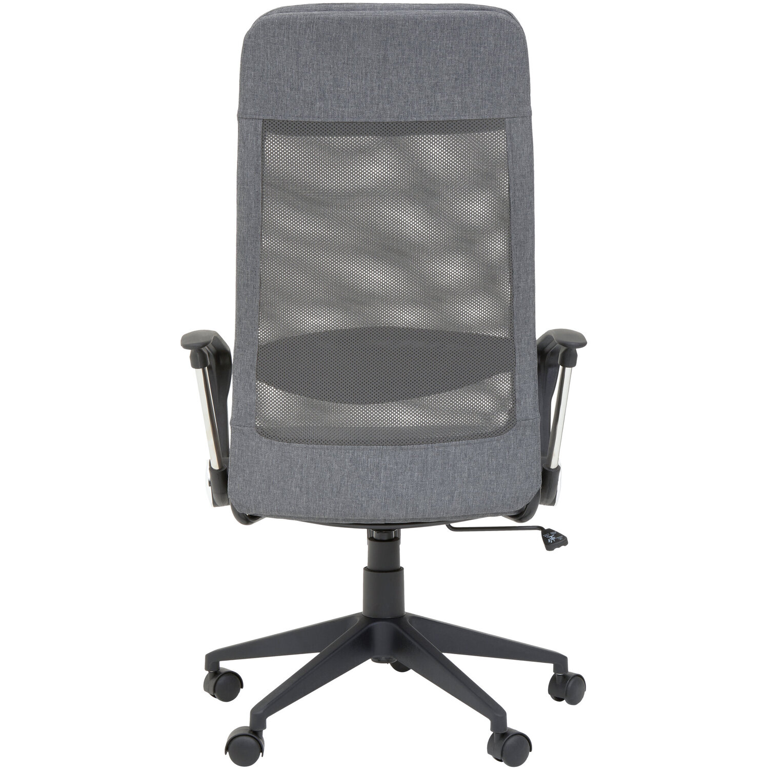 Brent Grey Mesh And Fabric Home Office Chair - Grey