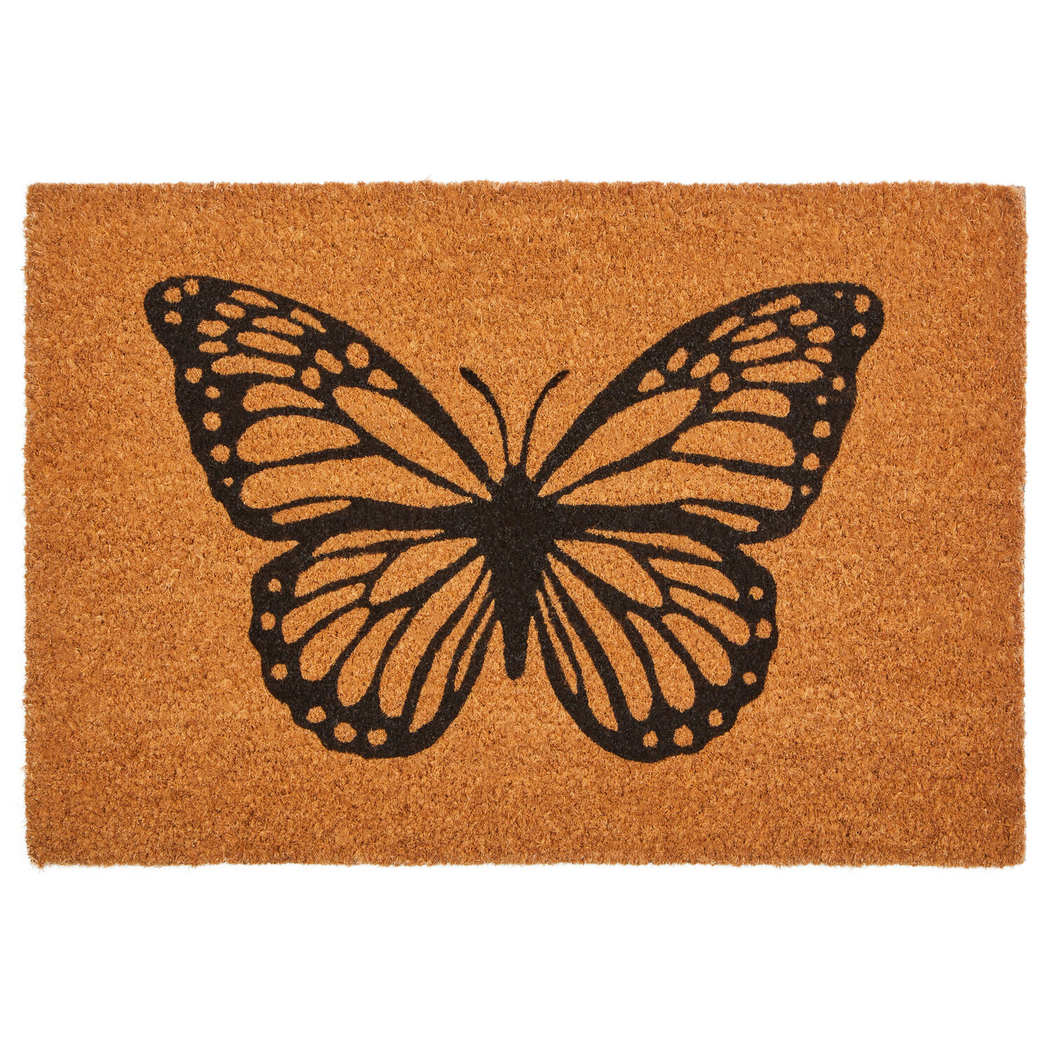 Filta Butterfly Coir Doormat - Brown