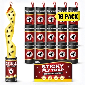 16 Pack Fly Catcher Sticky Rolls