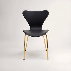 Laila Dining Chair With Black Seat