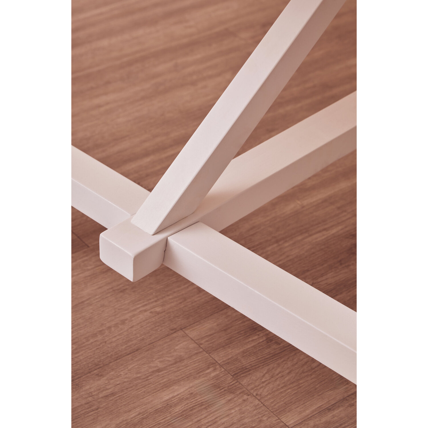 Parkside Natural Oak Dining Table - White
