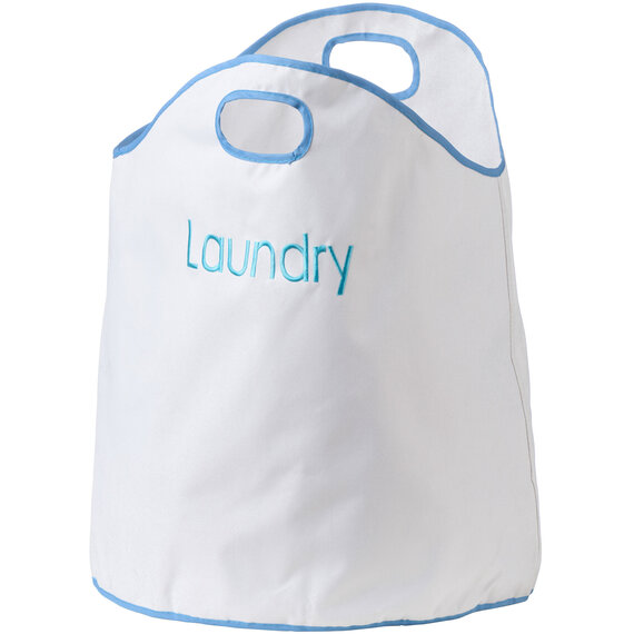 GreenLoop White and Blue Laundry Bag