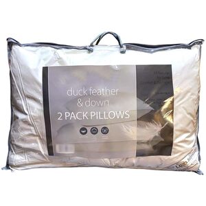 Casabella Duck Feather & Down Pillows 48x74 cm Pack of 4