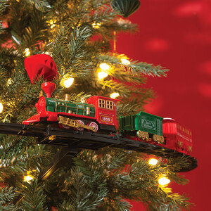 Christmas Tree Toy Train Set