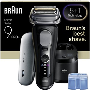 Braun Series 9 PRO 9670CC Electric Shaver, SmartCare Center - Black