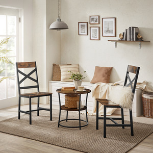 VASAGLE Set of 2 Kitchen Dining Chairs