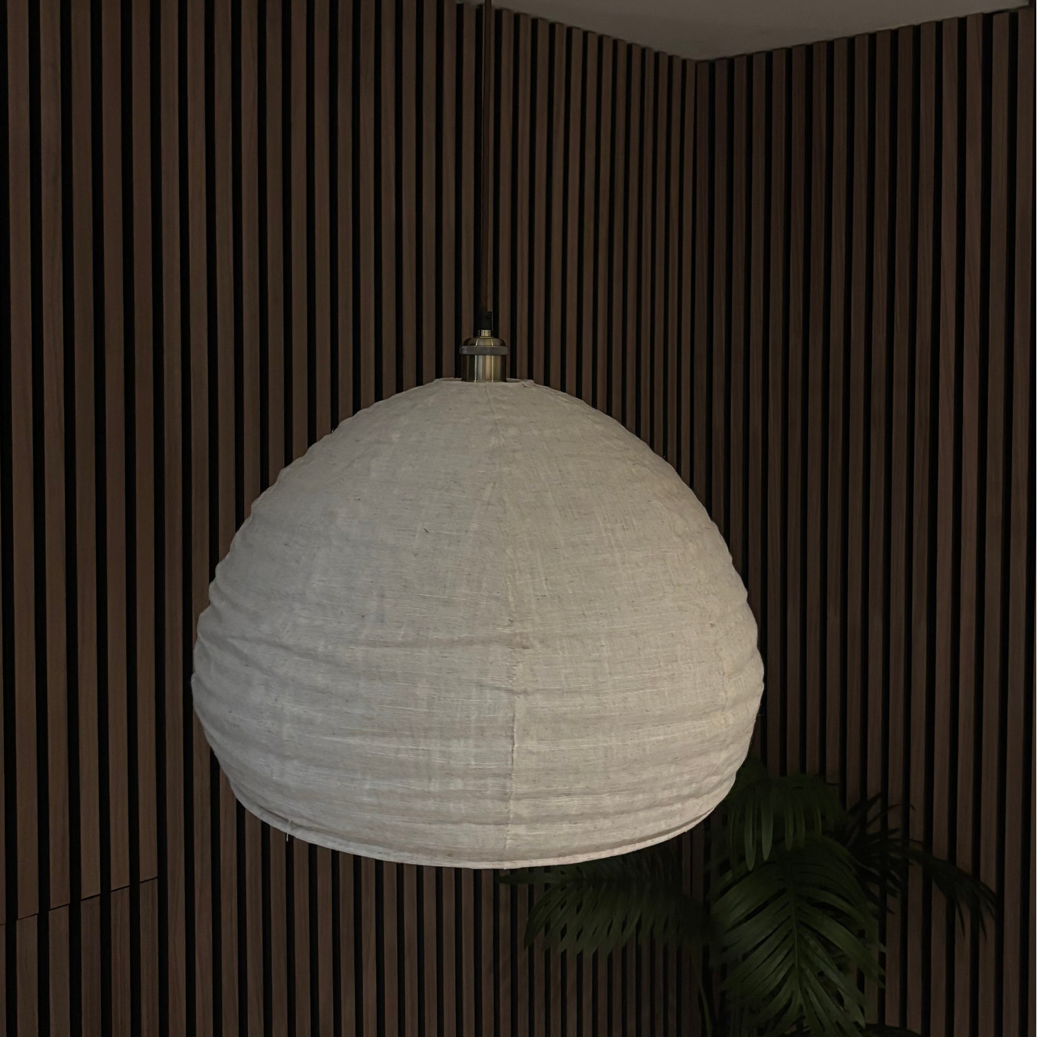 Image of CGC Hester White Linen Large Round&hellip;