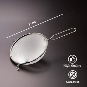 Zenigo Stainless Steel Mesh Sieve