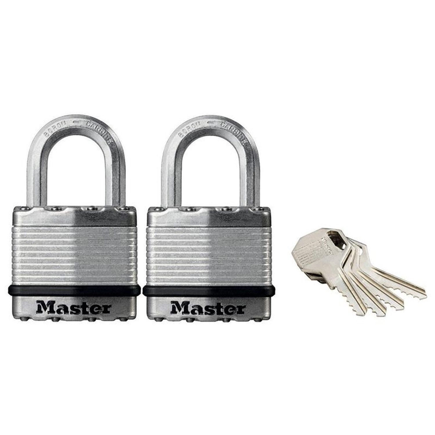 Master Lock Excell Laminated Steel Padlocks - Multi Colour