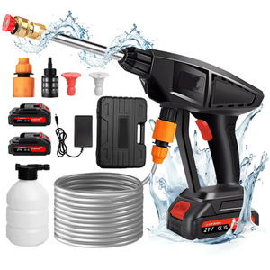 Portable Cordless Car Washer Gun With 2 Battery