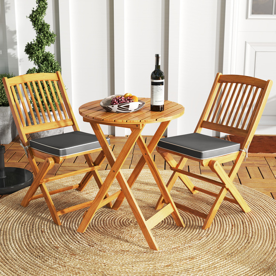 3-Piece Folding Bistro Set